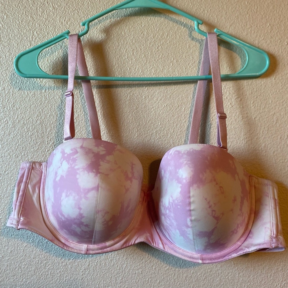 Torrid Pink Tie-Dye Bra